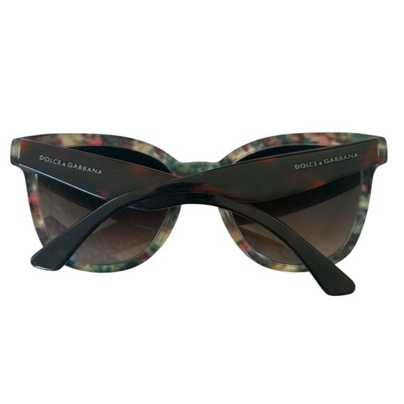 Dolce & Gabbana Sunglasses with Case DG4190 Brown & Floral - Picture 5 of 16